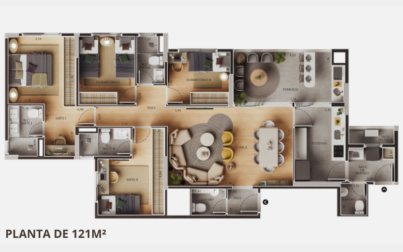 Grand Palazzo - Apartamentos de alto padrão, em uma região nobre da Cidade.